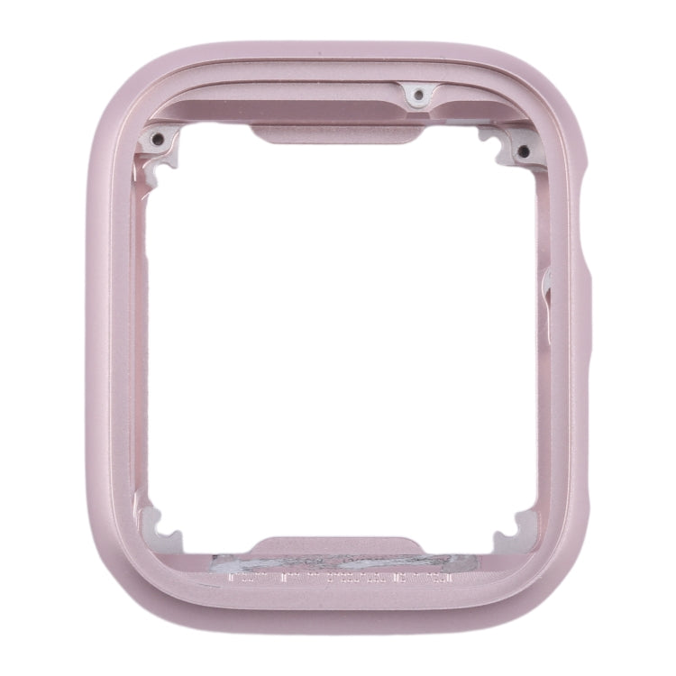 For Apple Watch Series 9 41mm Aluminum Alloy Middle Frame Bezel Plate (Pink) by buy2fix
