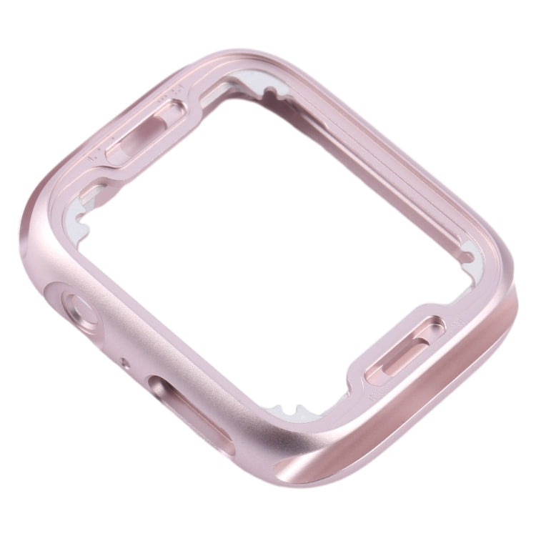 For Apple Watch Series 9 41mm Aluminum Alloy Middle Frame Bezel Plate (Pink) by buy2fix