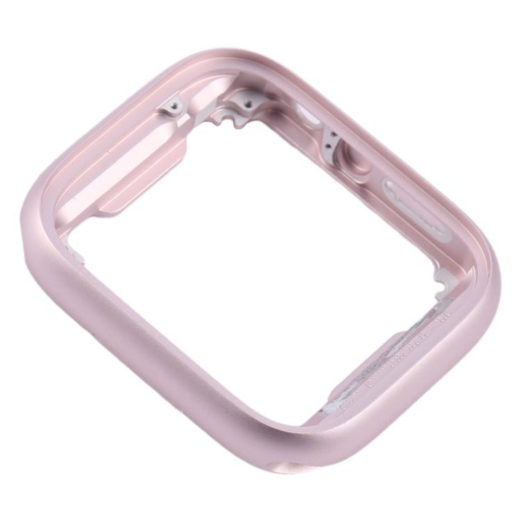 For Apple Watch Series 9 41mm Aluminum Alloy Middle Frame Bezel Plate (Pink) by buy2fix
