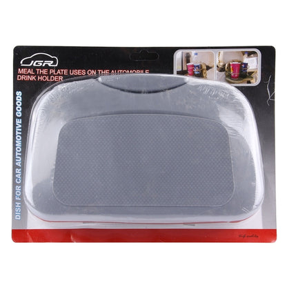 Folding Car Auto Back Seat Table Drink Food Cup Tray Holder Stand Desk (Grey) by buy2fix