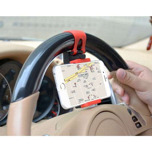 Steering Wheel Bracket Snaps Navigation, For iPhone, Galaxy, Huawei, Xiaomi, LG, HTC and Other Smart Phones by buy2fix