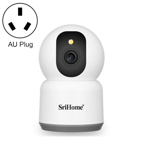 SirHome SH038 5MP QHD 5G WiFi IP Camera, Support Night Color & Motion Detection & Two Way Talk & Human Detection & TF Card, AU Plug - Wireless Camera by SriHome | Online Shopping UK | buy2fix