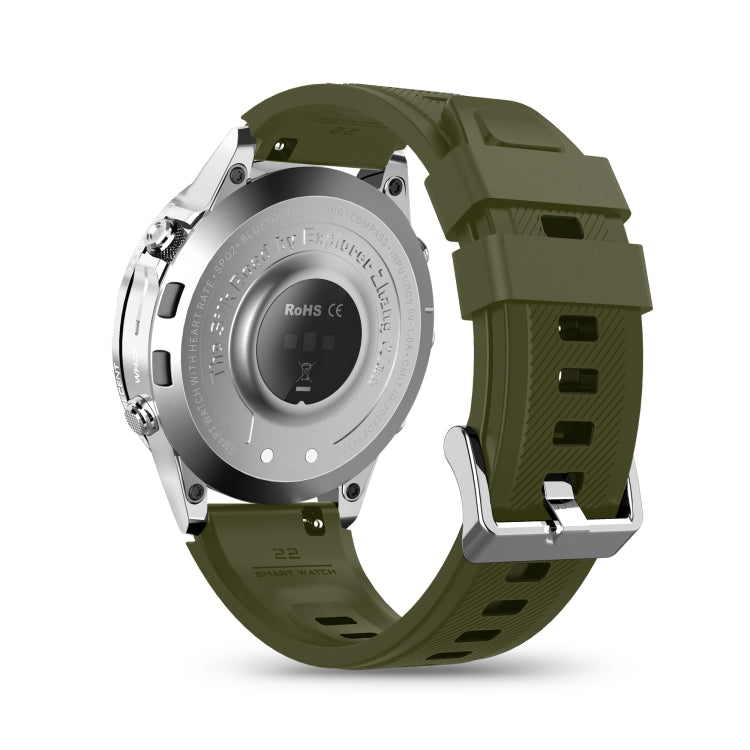HAMTOD 1.6 inch Waterproof Smart Watch, Support Bluetooth Call / Heart Rate / Blood Oxygen Monitoring / NFC(Silver) - Smart Watches by HAMTOD | Online Shopping UK | buy2fix