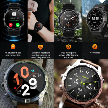 HAMTOD 1.6 inch Waterproof Smart Watch, Support Bluetooth Call / Heart Rate / Blood Oxygen Monitoring / NFC(Silver) - Smart Watches by HAMTOD | Online Shopping UK | buy2fix
