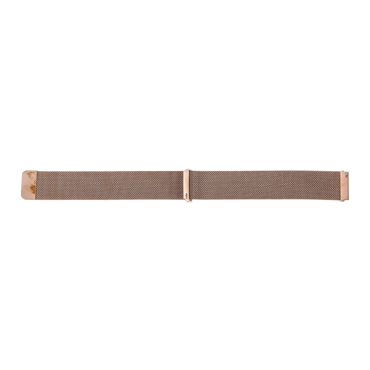 For Samsung Gear S3 Classic Milanese Loop Magnetic Stainless Steel Watchband(Rose Gold) - Watch Bands by buy2fix | Online Shopping UK | buy2fix