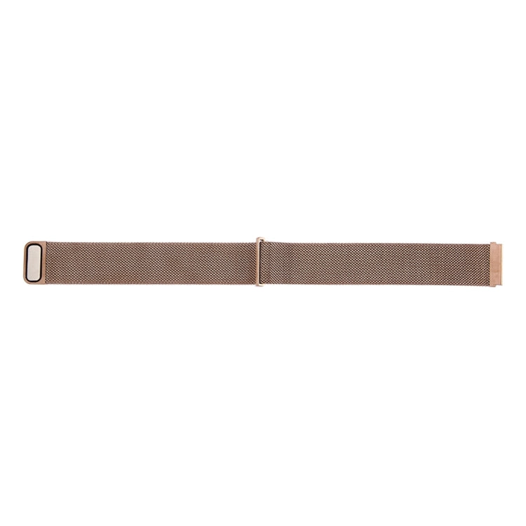 For Samsung Gear S3 Classic Milanese Loop Magnetic Stainless Steel Watchband(Rose Gold) - Watch Bands by buy2fix | Online Shopping UK | buy2fix