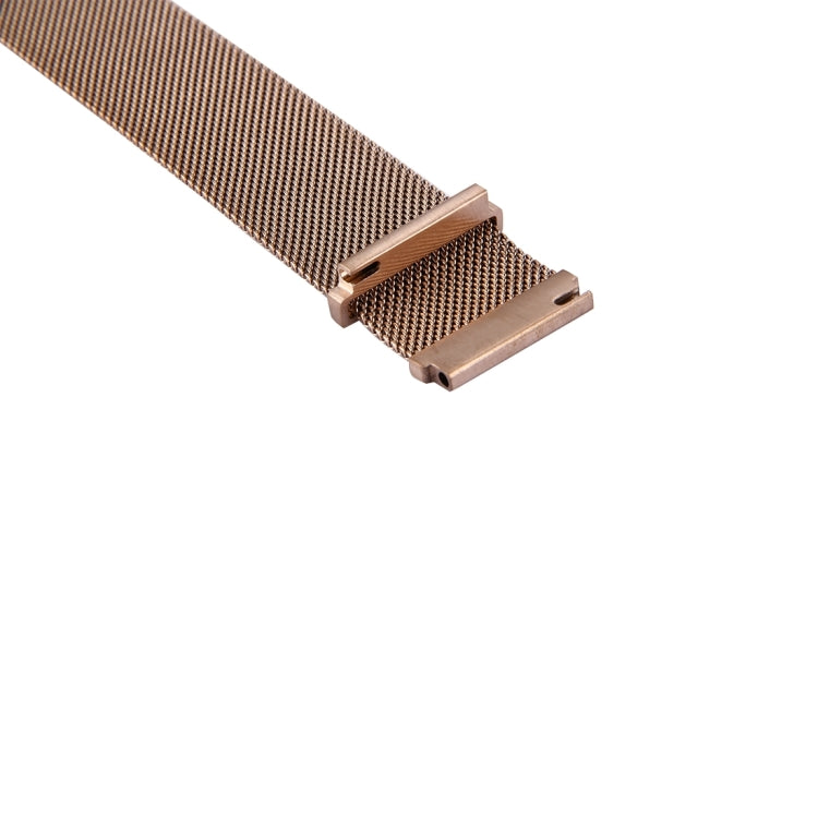 For Samsung Gear S3 Classic Milanese Loop Magnetic Stainless Steel Watchband(Rose Gold) - Watch Bands by buy2fix | Online Shopping UK | buy2fix