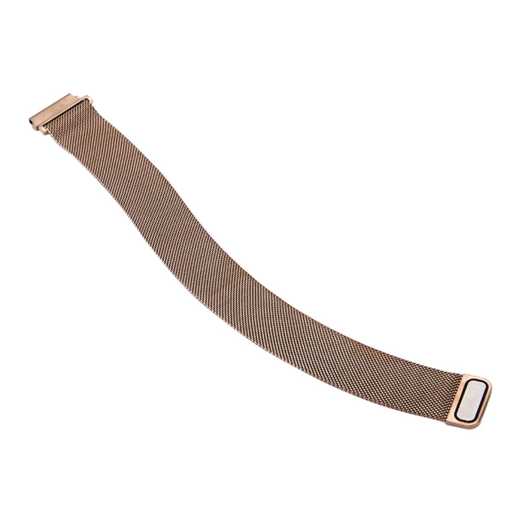 For Samsung Gear S3 Classic Milanese Loop Magnetic Stainless Steel Watchband(Rose Gold) - Watch Bands by buy2fix | Online Shopping UK | buy2fix