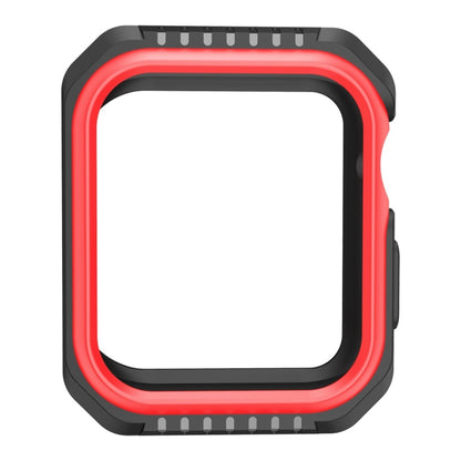 Smart Watch Shockproof Two Color Protective Case For Apple Watch Series 3 / 2 / 1 38mm(Black Red) by buy2fix