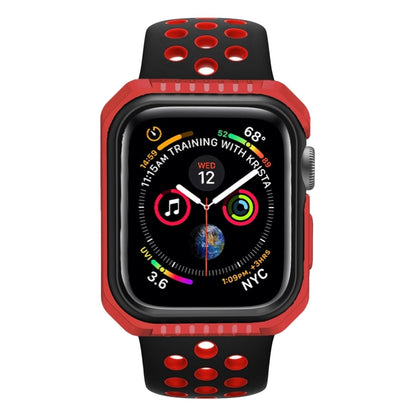 Smart Watch Shockproof Two Color Protective Case For Apple Watch Series 3 / 2 / 1 38mm(Red Black) by buy2fix