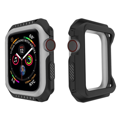 Smart Watch Shockproof Two Color Protective Case For Apple Watch Series 3 / 2 / 1 42mm(Black Grey) by buy2fix