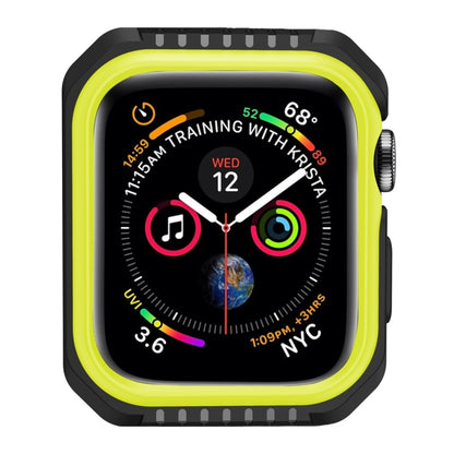 Smart Watch Shockproof Two Color Protective Case For Apple Watch Series 3 / 2 / 1 42mm(Black Yellow) by buy2fix