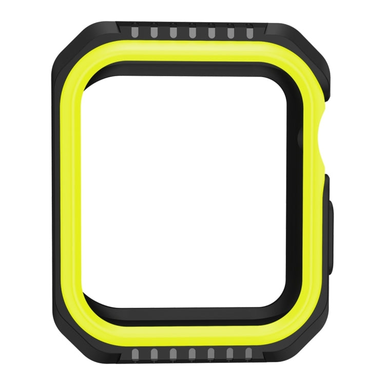 Smart Watch Shockproof Two Color Protective Case For Apple Watch Series 3 / 2 / 1 42mm(Black Yellow) by buy2fix