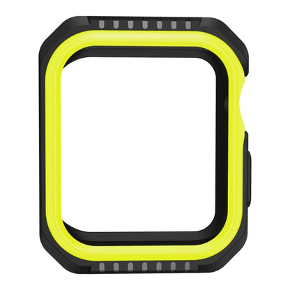 Smart Watch Shockproof Two Color Protective Case For Apple Watch Series 3 / 2 / 1 42mm(Black Yellow) by buy2fix
