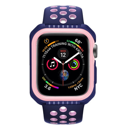 Smart Watch Shockproof Two Color Protective Case For Apple Watch Series 3 / 2 / 1 42mm(Pink Blue) by buy2fix