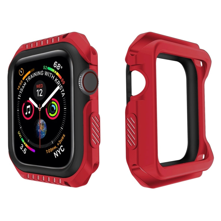 Smart Watch Shockproof Two Color Protective Case For Apple Watch Series 3 / 2 / 1 42mm(Red Black) by buy2fix