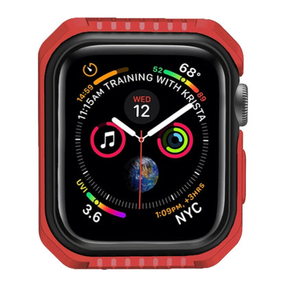 Smart Watch Shockproof Two Color Protective Case For Apple Watch Series 3 / 2 / 1 42mm(Red Black) by buy2fix