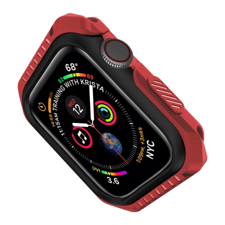 Smart Watch Shockproof Two Color Protective Case For Apple Watch Series 3 / 2 / 1 42mm(Red Black) by buy2fix