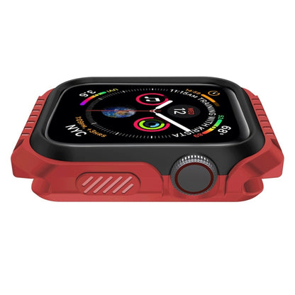 Smart Watch Shockproof Two Color Protective Case For Apple Watch Series 3 / 2 / 1 42mm(Red Black) by buy2fix