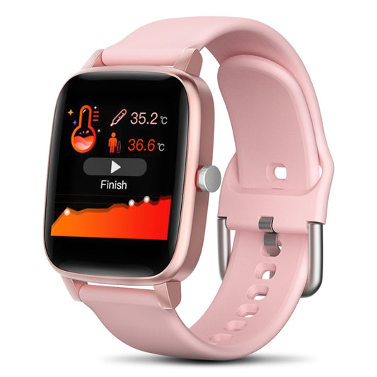 T98 1.4 inch Color Screen Smart Watch, IP67 Waterproof, Support Body Temperature Measurement / Heart Rate Monitoring / Blood Pressure Monitoring / Sedentary Reminder / Calories(Pink) by buy2fix