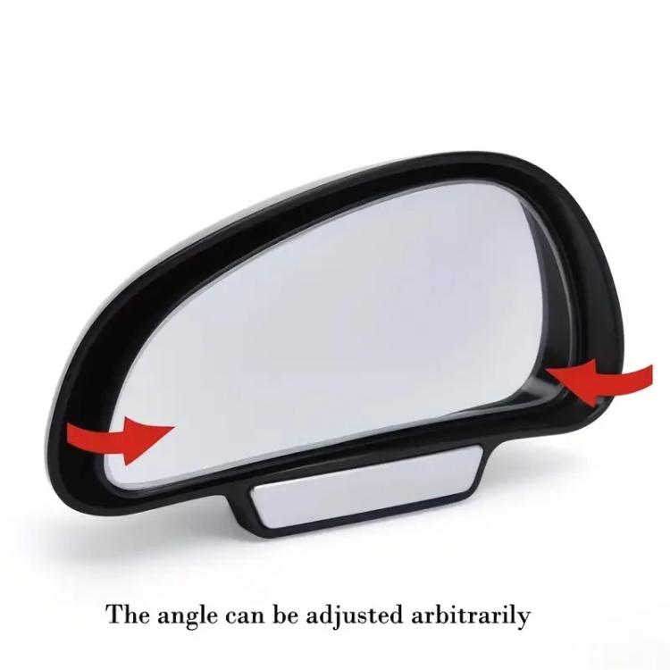 3R-091 Car Blind Spot Left Rear View Wide Angle Adjustable Mirror (White) - Convex Mirror & Accessories by 3R | Online Shopping UK | buy2fix