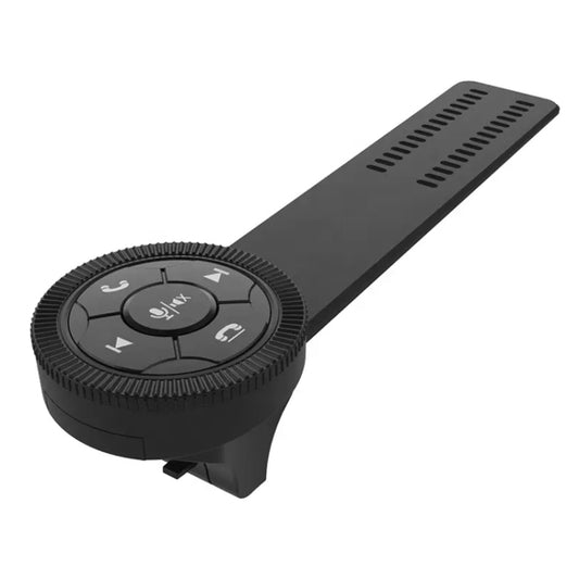 Universal Strap Shape Steering Wheel Remote Control Car Multimedia Wireless Button Remote Control (Black) - Bluetooth Car Kits by buy2fix | Online Shopping UK | buy2fix