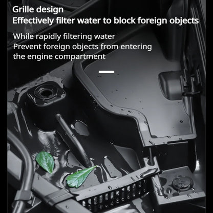 For Tesla Model Y 2021-2023 Car Front Hood Gutter Anti-blocking Protective Cover - Engine Fittings by buy2fix | Online Shopping UK | buy2fix