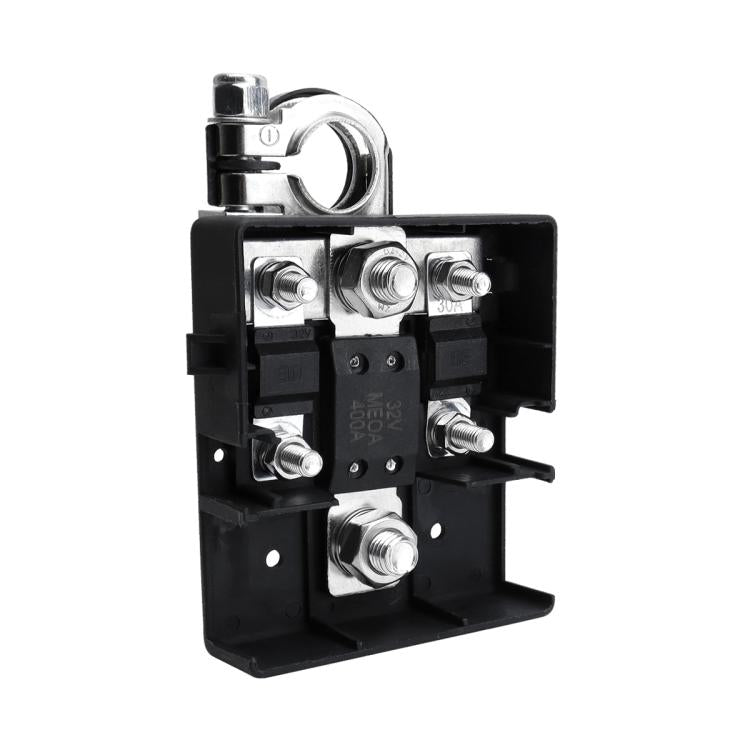 Car Battery Distribution Terminal 32V 400A Quick Release Fused Clamps Connector (Black) - Booster Cable & Clip by buy2fix | Online Shopping UK | buy2fix