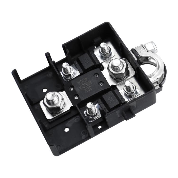 Car Battery Distribution Terminal 32V 400A Quick Release Fused Clamps Connector (Black) - Booster Cable & Clip by buy2fix | Online Shopping UK | buy2fix