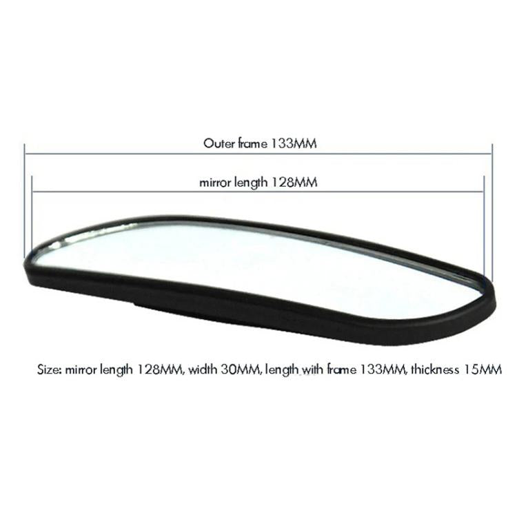 3R-060 One Pair Car Auxiliary Side View Mirror Round Blind Spot Wide Angle Mirror (Black) - Convex Mirror & Accessories by 3R | Online Shopping UK | buy2fix