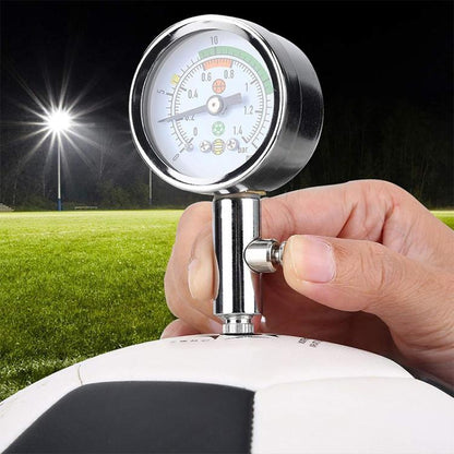 Portable Mini Air Pressure Gauge Pressure Barometer Ball Pressure Gauge (Silver) - Tire Pressure Gauges by buy2fix | Online Shopping UK | buy2fix