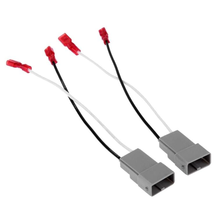 2pcs Speaker Wire Harness Adapter Audio Connector Cable for Honda Accord (Grey) - DIY Cables by buy2fix | Online Shopping UK | buy2fix