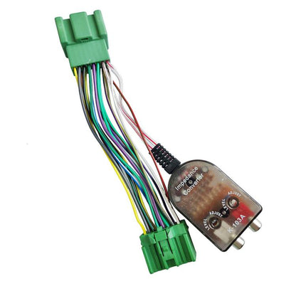 Subwoofer Harness & Amplifier Adapter High to Low Converter Wiring Harness for Buick / GM / GMC / Chevrolet (Green) - DIY Cables by buy2fix | Online Shopping UK | buy2fix