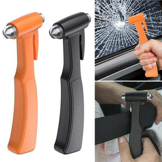 SHUNWEI SD-3502 Car Safety Hammer Emergency Window Breaker & Seat Belt Cutter (Black) - Emergency Hammer by SHUNWEI | Online Shopping UK | buy2fix
