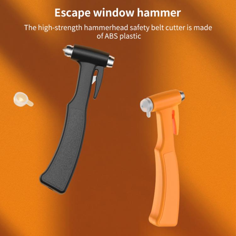 SHUNWEI SD-3502 Car Safety Hammer Emergency Window Breaker & Seat Belt Cutter (Black) - Emergency Hammer by SHUNWEI | Online Shopping UK | buy2fix