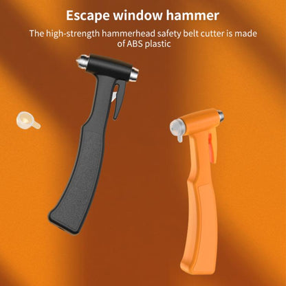 SHUNWEI SD-3502 Car Safety Hammer Emergency Window Breaker & Seat Belt Cutter (Black) - Emergency Hammer by SHUNWEI | Online Shopping UK | buy2fix