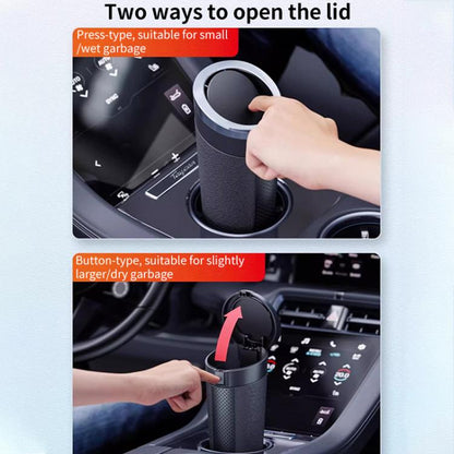 SHUNWEI SD-1612 Car Trash Can Portable Soft Cup-Shaped Waste Bin for Vehicles (Black) - Stowing Tidying by SHUNWEI | Online Shopping UK | buy2fix