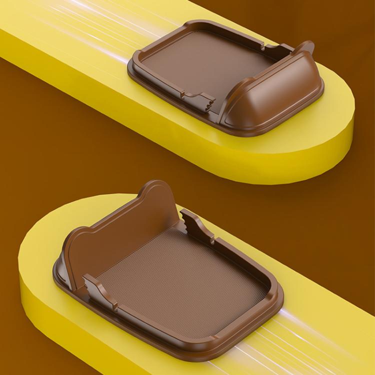 SHUNWEI SD-1133 Car Dashboard Anti-Slip Storage Pad Phone Holder (Brown) - Stowing Tidying by SHUNWEI | Online Shopping UK | buy2fix