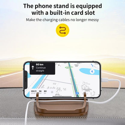 SHUNWEI SD-1133 Car Dashboard Anti-Slip Storage Pad Phone Holder (Brown) - Stowing Tidying by SHUNWEI | Online Shopping UK | buy2fix