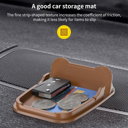 SHUNWEI SD-1133 Car Dashboard Anti-Slip Storage Pad Phone Holder (Brown) - Stowing Tidying by SHUNWEI | Online Shopping UK | buy2fix