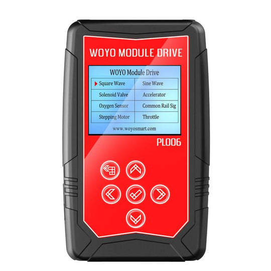 WOYO PL006 Automotive Component Sensor Offline Drive Tester for Automotive Maintenance and Inspection Sensors Auto tools (Black Red)