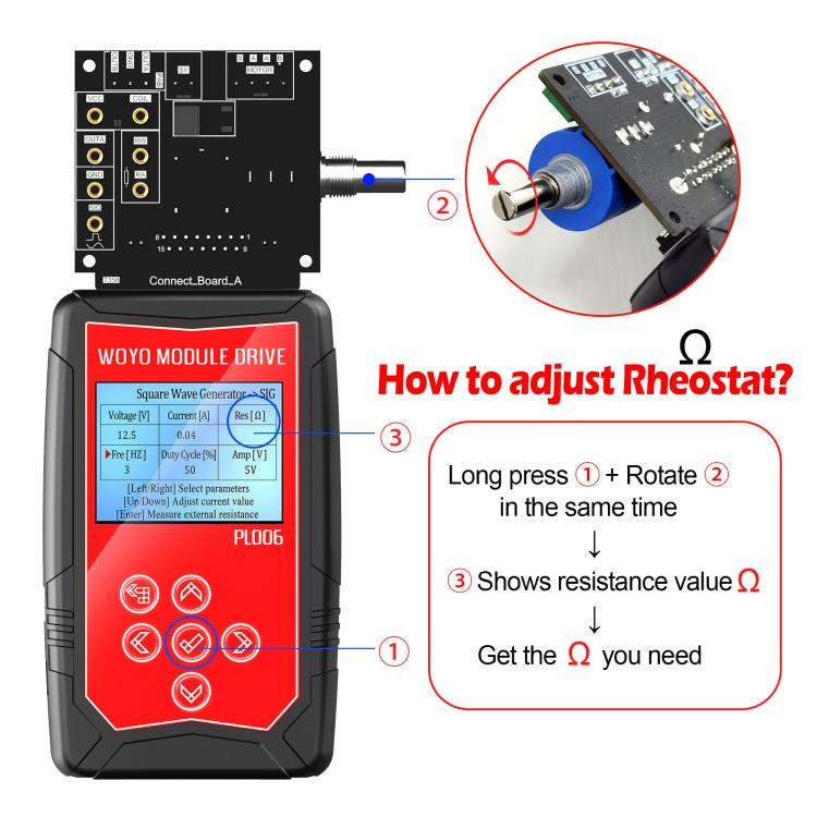 WOYO PL006 Automotive Component Sensor Offline Drive Tester for Automotive Maintenance and Inspection Sensors Auto tools (Black Red) - Code Readers & Scan Tools by buy2fix | Online Shopping UK | buy2fix