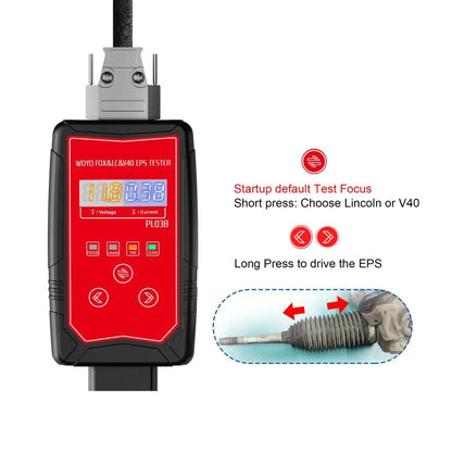 WOYO PL038 For Ford Focus, Kuga, Explorer, Lincoln, Volvo V40 Iron Shell Electric Power Steering Wheel Motor EPS Tester (Black Red) - Code Readers & Scan Tools by buy2fix | Online Shopping UK | buy2fix