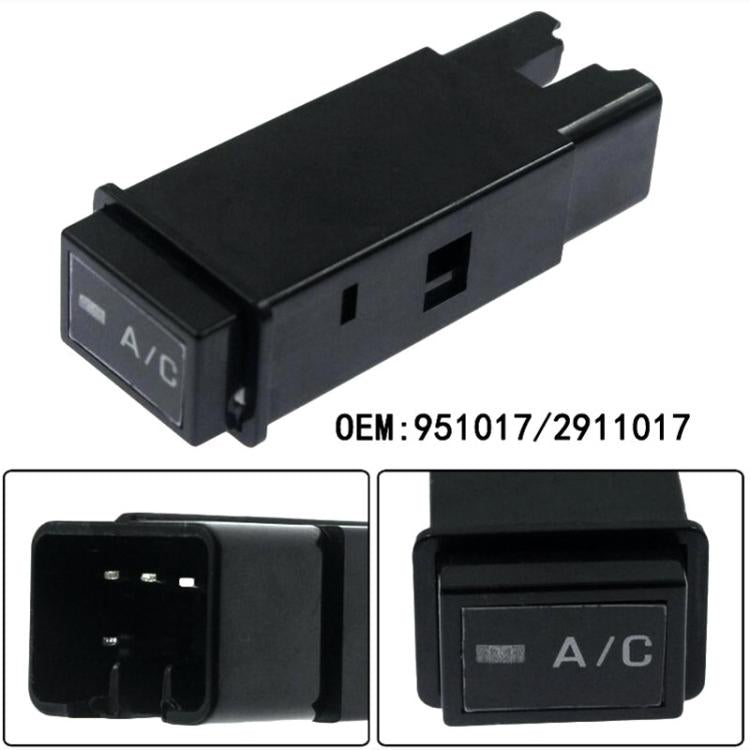 Car A/C Air Conditioner Button Switch for Toyota 4Runner Tacoma 951017 2911017 (Black) - Air Conditioning System by buy2fix | Online Shopping UK | buy2fix