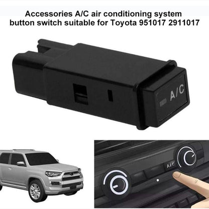 Car A/C Air Conditioner Button Switch for Toyota 4Runner Tacoma 951017 2911017 (Black) - Air Conditioning System by buy2fix | Online Shopping UK | buy2fix