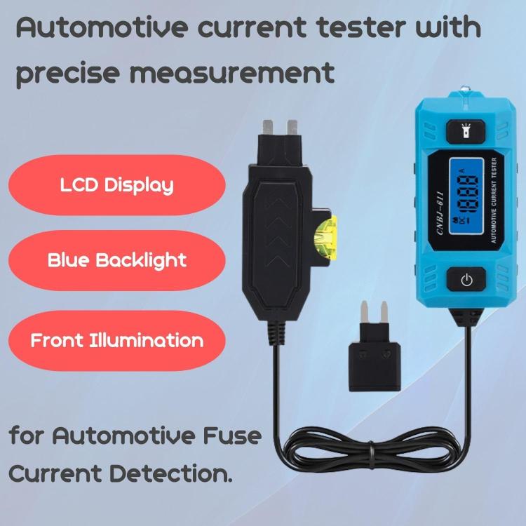 CNBJ-611 Automotive LED Blade Fuse Current Tester (Blue) - Electronic Test by buy2fix | Online Shopping UK | buy2fix