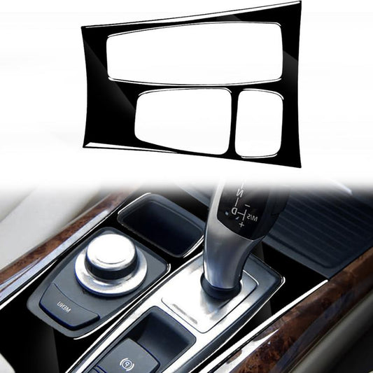 Car Left Drive Gear Panel Decorative Sticker for BMW X5 E70 2008-2013 / X6 E71 2009-2014(Black) - Car Interior Mouldings by buy2fix | Online Shopping UK | buy2fix
