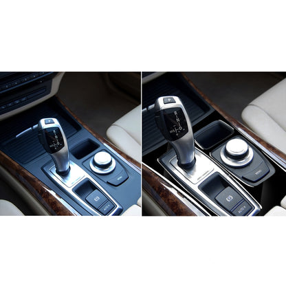 Car Left Drive Gear Panel Decorative Sticker for BMW X5 E70 2008-2013 / X6 E71 2009-2014(Black) - Car Interior Mouldings by buy2fix | Online Shopping UK | buy2fix
