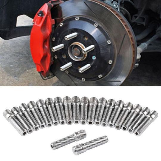 20pcs / Set 5.8cm Universal Car Modification Extended Wheels Stud Conversion M14x1.5 to M14x1.5 Screw Adapter LN032 LN033 LN044