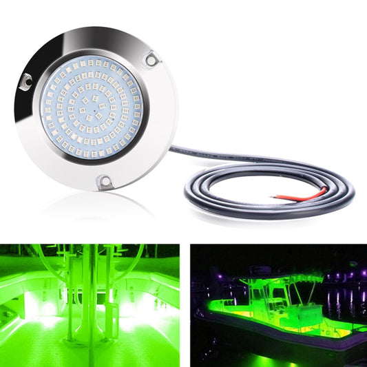 Ship / Yacht 10-30V 90LEDs Waterproof Stainless Steel Underwater Light (Green Light) by buy2fix